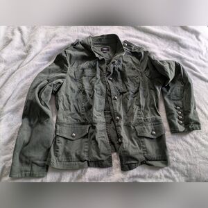 Mossimo Supply Co Green Military Field Jacket